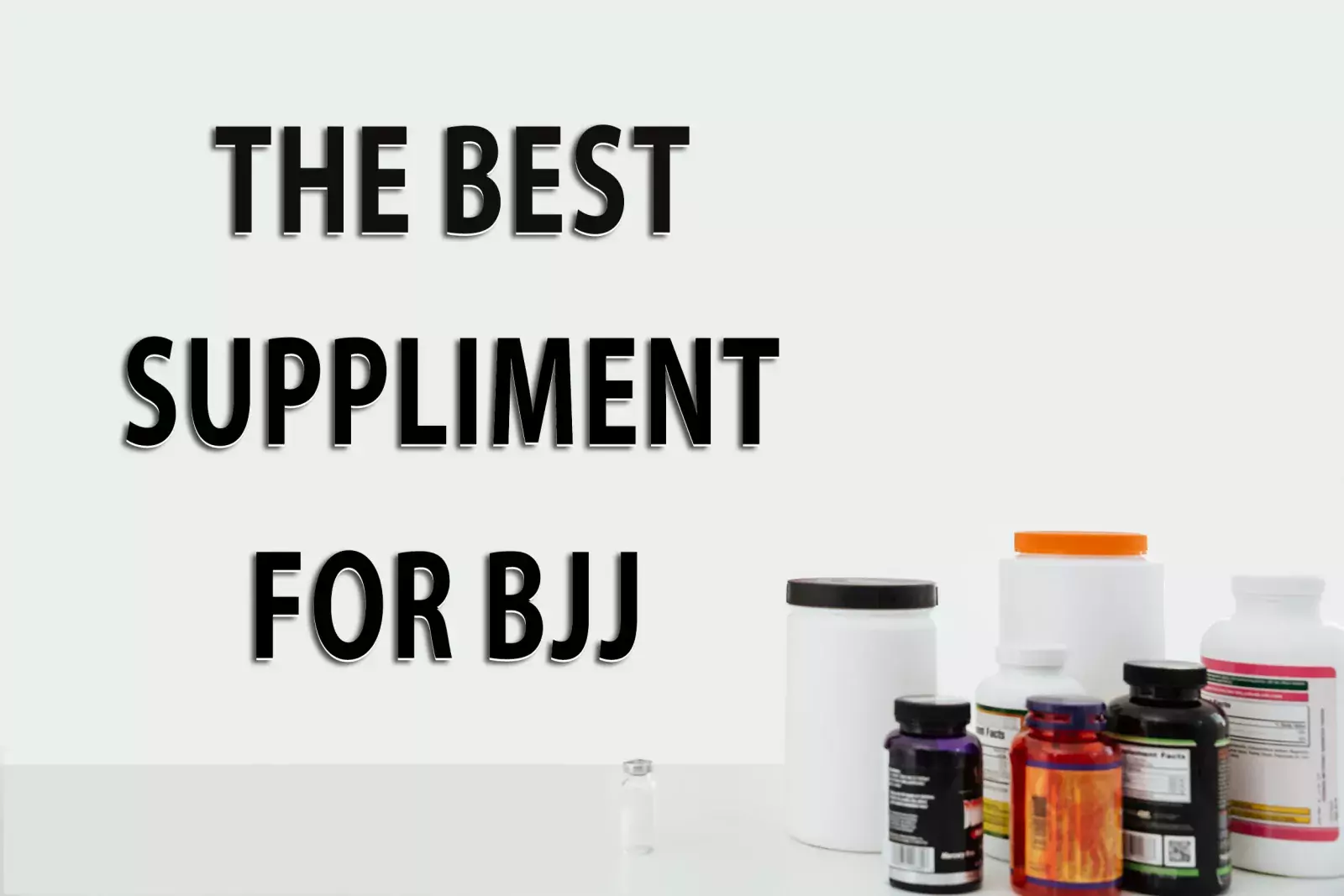 best supplements for BJJ